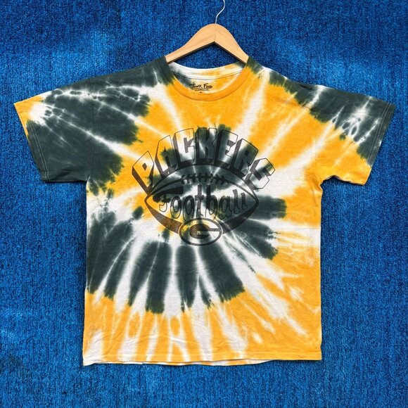 NFL NFC North Green Bay Packers Tie-Dye T-Shirt Size Medium - Picture 1 of 4
